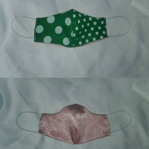 Reversible, washable chic face masks